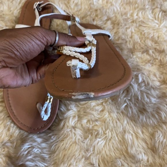 Forever21 White Sandals - Picture 3 of 4